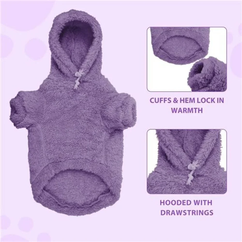 XS Sweaters for Small Dogs Dog Hoodie Pet Clothes Warm Soft Cozy Coats